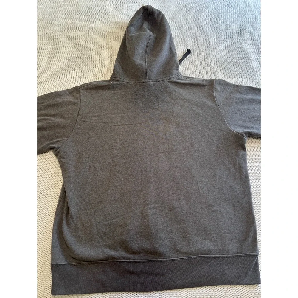 The North Face Mens Hoodie Gray Blue Berkeley Calif Graphic Pullover Large